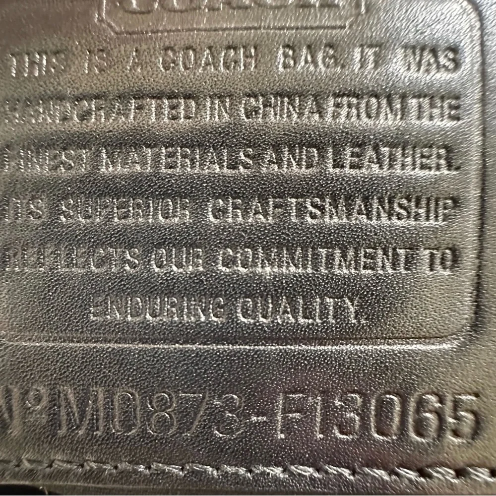 Coach Hamptons Carryall Signature Jacquard Black Leather Y2K - Picture 11 of 12